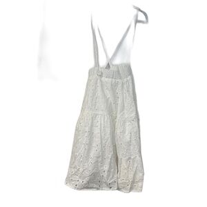 Elegant White Eyelet Dress